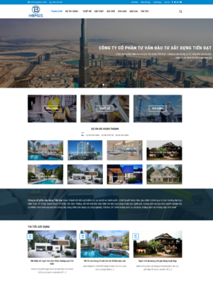 Mẫu Web Bất Động Sản 072