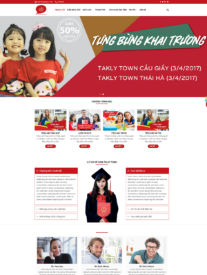Mẫu website giáo dục 018