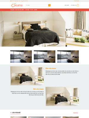 Mẫu website nội thất 079