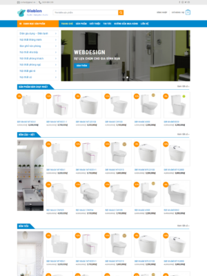 Mẫu website nội thất 095