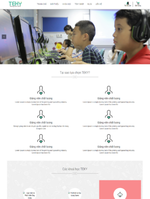 Mẫu website giáo dục 019