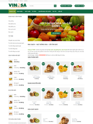 Mẫu website ẩm thực 030