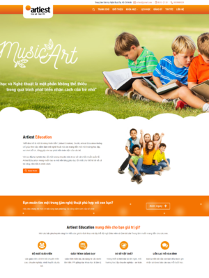 Mẫu website giáo dục 022