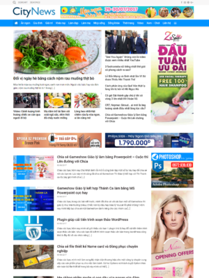 Mẫu website tin tức 001