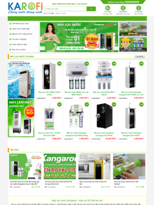 Mẫu website nội thất 034