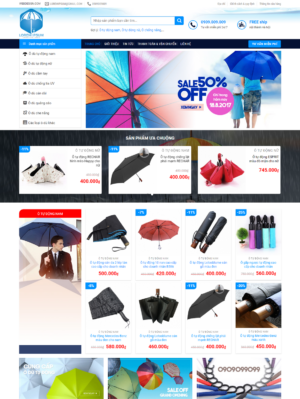 Mẫu website thời trang 007