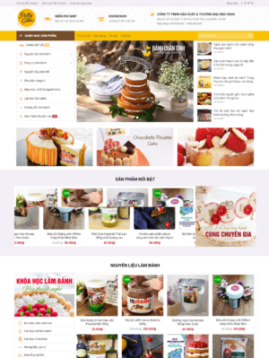 Mẫu website ẩm thực 027