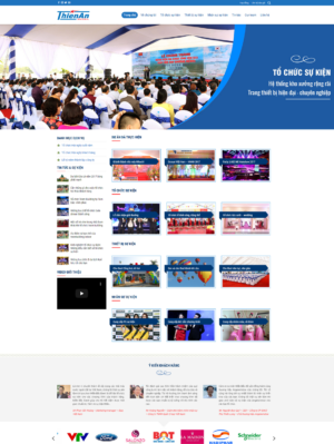 Mẫu website sự kiện 004