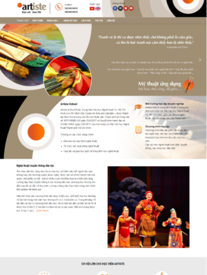 Mẫu website giáo dục 023