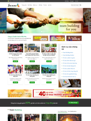 Mẫu website sự kiện 001