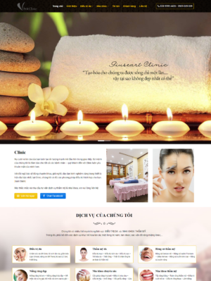 Mẫu website mỹ phẩm 046