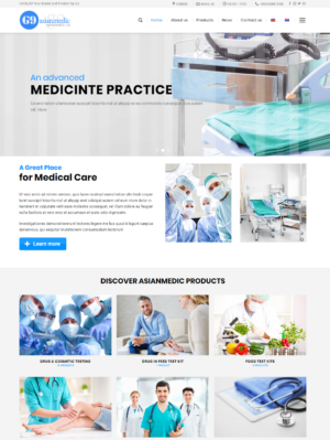Mẫu website y tế 003