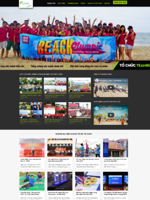 Mẫu website sự kiện 005