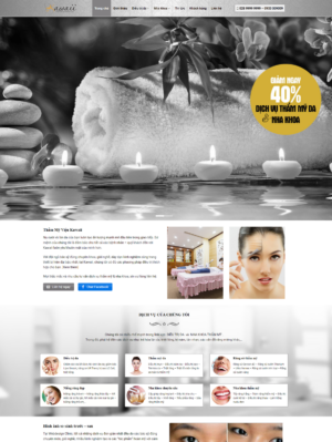 Mẫu website mỹ phẩm 045