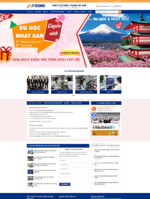 Mẫu website du lịch 012