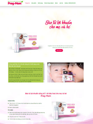 Mẫu website mỹ phẩm 022