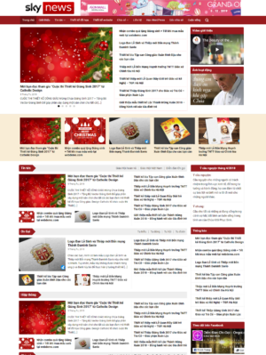 Mẫu website tin tức 008