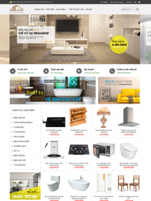 Mẫu website nội thất 041