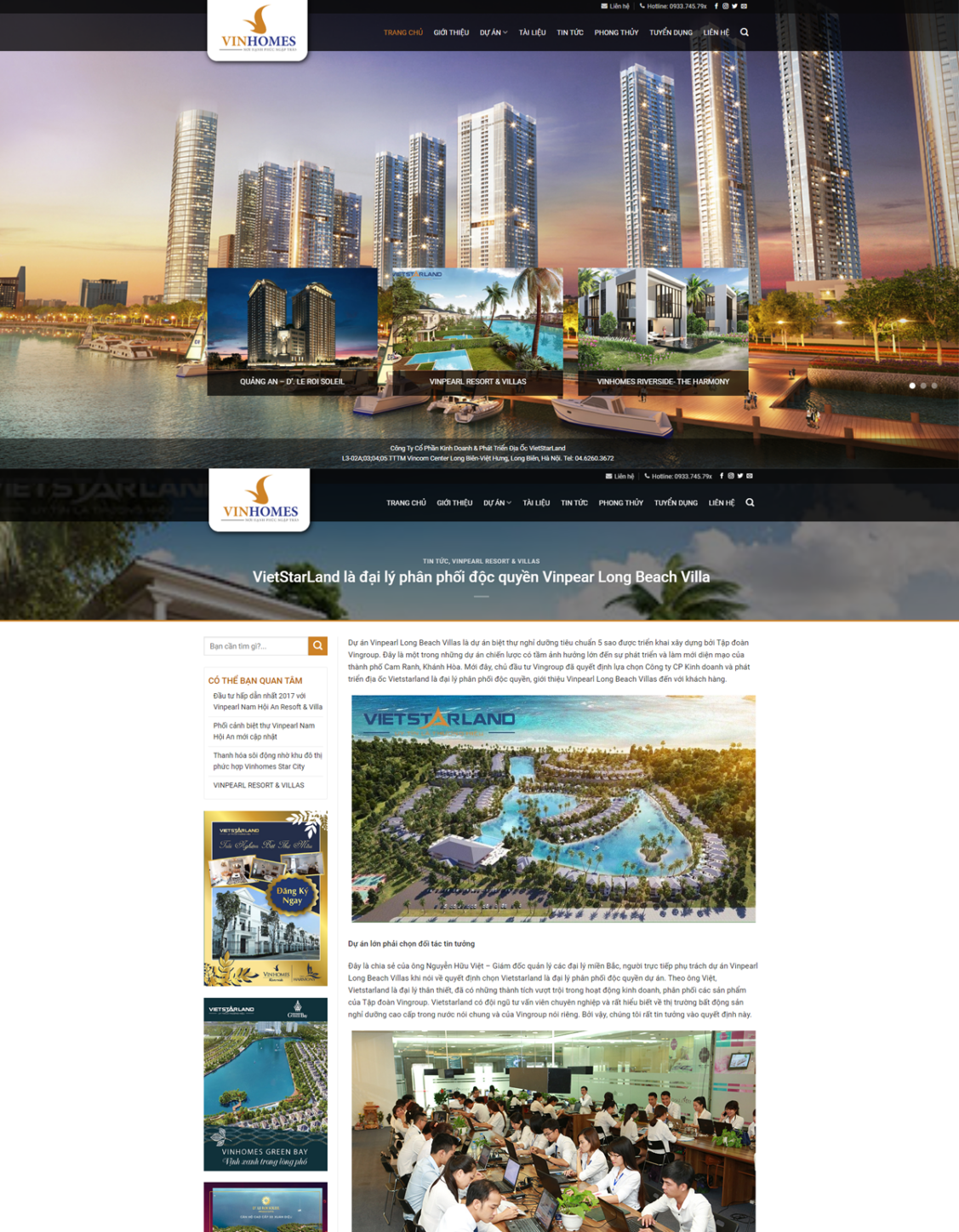 Mẫu Web Bất Động Sản 064