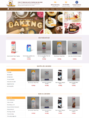 Mẫu website ẩm thực 015