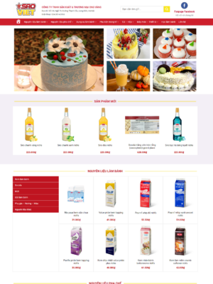 Mẫu website ẩm thực 014