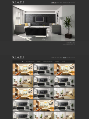 Mẫu website nội thất 039