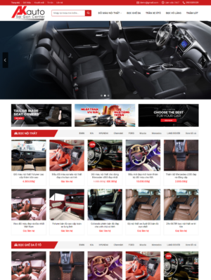 Mẫu website nội thất 063