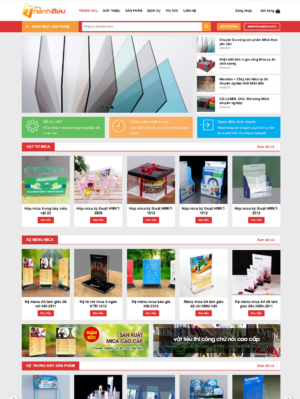 Mẫu website in ấn 005