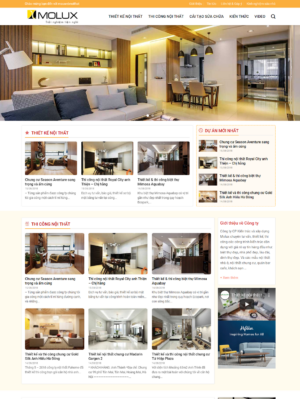 Mẫu website nội thất 042