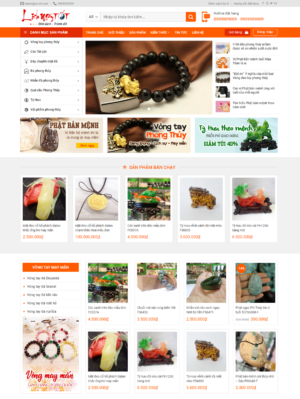 Mẫu website phong thuỷ 003