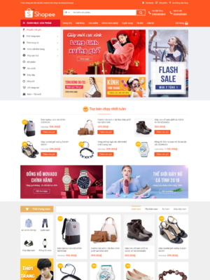 Mẫu website thời trang 036