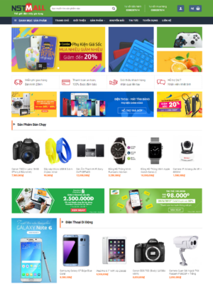 Mẫu website điện thoại 014