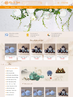 Mẫu website nội thất 032