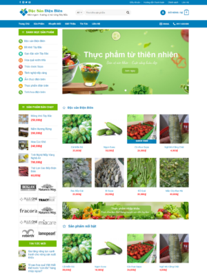 Mẫu website ẩm thực 031
