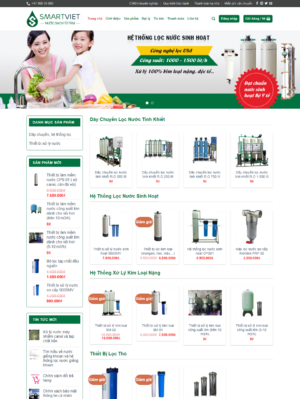 Mẫu website nội thất 035