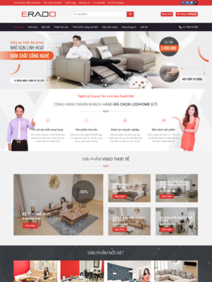 Mẫu website nội thất 044