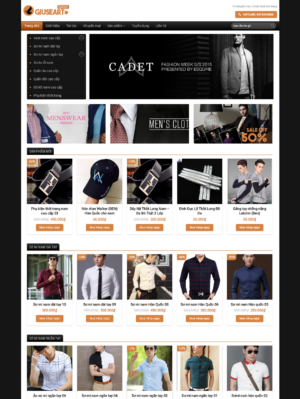 Mẫu website thời trang 004