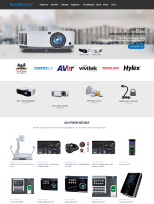 Mẫu website camera 010