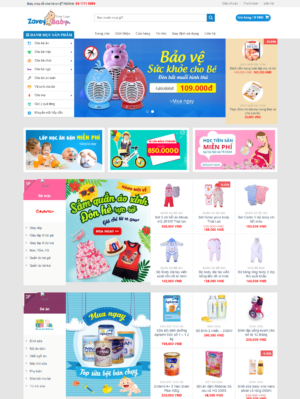 Mẫu website thời trang 032