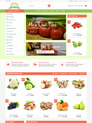 Mẫu website ẩm thực 016