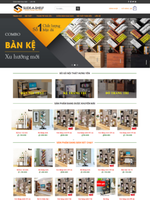 Mẫu website nội thất 027