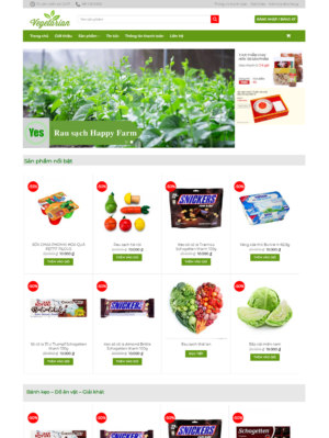 Mẫu website ẩm thực 017