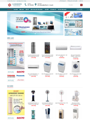 Mẫu website nội thất 075