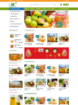 Mẫu website ẩm thực 042