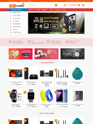 Mẫu website điện thoại 005