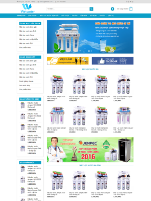 Mẫu website nội thất 080