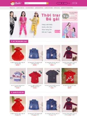 Mẫu website thời trang 028