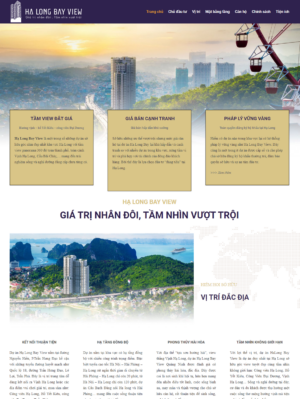 Mẫu web bất động sản 011