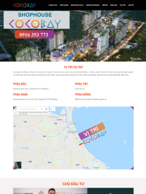 Mẫu web bất động sản 016