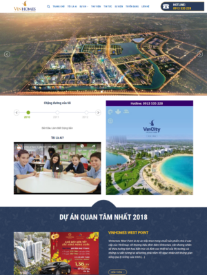 Mẫu web bất động sản 019